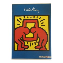 Füzet A/4 Keith Haring kockás