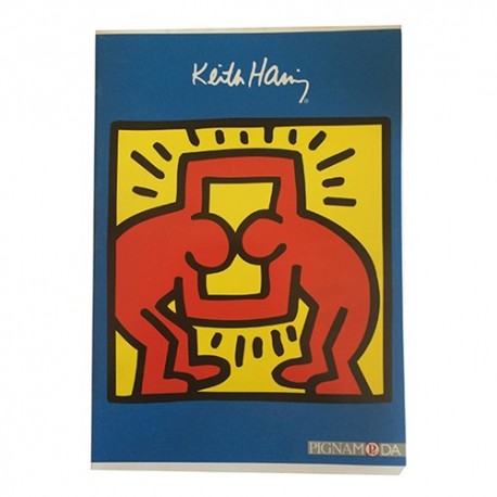 Füzet A/4 Keith Haring kockás
