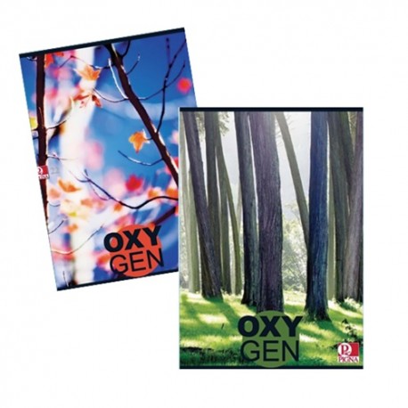 Füzet A/5 Oxygen kockás, 32 lapos