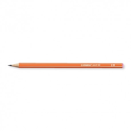 Grafitirón Stabilo pencil 160 2B narancs test