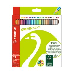 Színes ceruza Stabilo Greencolors 24 db-os klt.