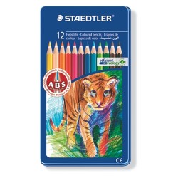 Színes ceruza Staedtler fémdobozos 12 db-os klt. Animal