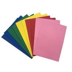 Kreatív pd dekorgumi lapok A/4 2 mm színes vegyes 10 ív/csomag