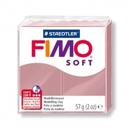 Kreatív kiégethető gyurma Fimo Soft 57g antik rózsaszín