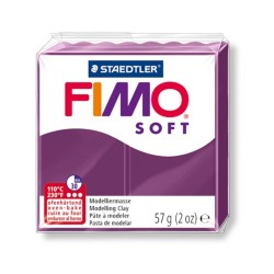 Kreatív kiégethető gyurma Fimo Soft 57g Püspöklila