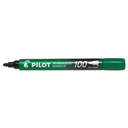 Marker Pilot SCA-100 permanent kerek hegyű zöld