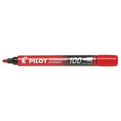 Marker Pilot SCA-100 permanent kerek hegyű piros