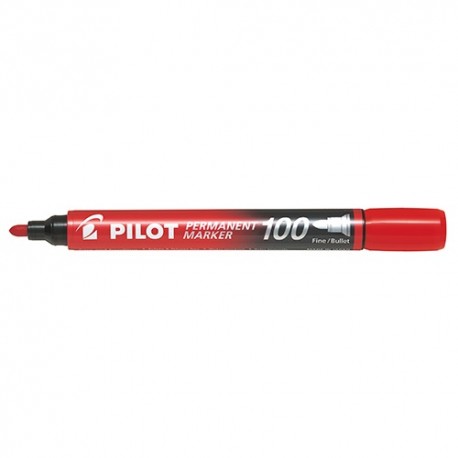 Marker Pilot SCA-100 permanent kerek hegyű piros