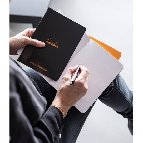 Füzet Clairefontaine Rhodia Classic Black A/5 48 lapos ponthálós