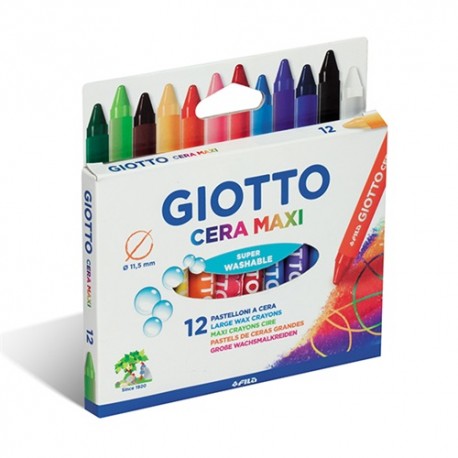 Zsírkréta Giotto Cera Maxi 12 db-os készlet