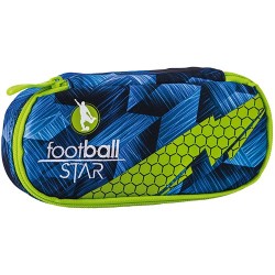 Tolltartó Play B32 Football Star kompakt világoskék-zöld