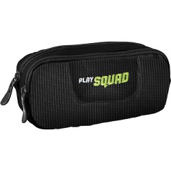 Tolltartó Play B64 Squad Nylon black 2 zippes álló fekete