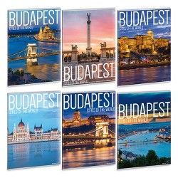 Füzet Ars Una kisalakú extra kapcsos 40 lapos sima city-budapest (934) 19