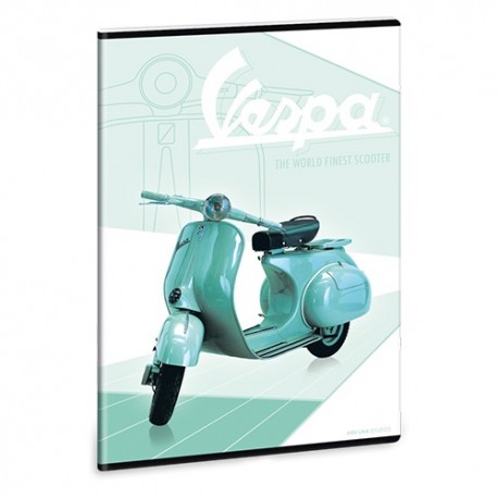 Füzet Ars Una nagyalakú extra kapcsos 40 lapos négyzethálós Vespa Retro (874) 18