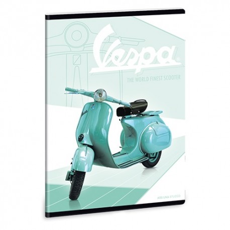 Füzet Ars Una kisalakú extra kapcsos 40 lapos vonalas Vespa Retro (874) 18