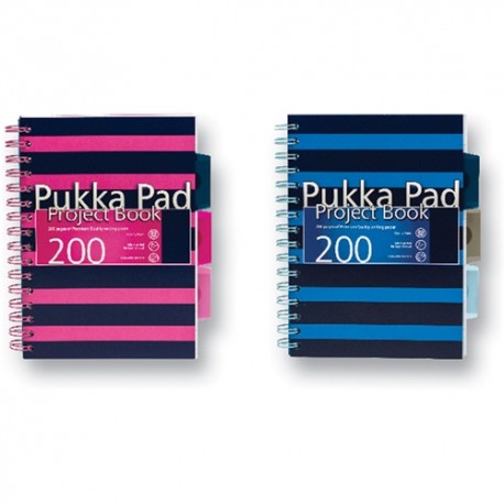 Spirálfüzet A/5 Pukka Pad 200 oldalas vonalas 6673-NVY