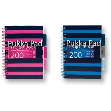 Spirálfüzet A/5 Pukka Pad 200 oldalas vonalas 6672-NVY