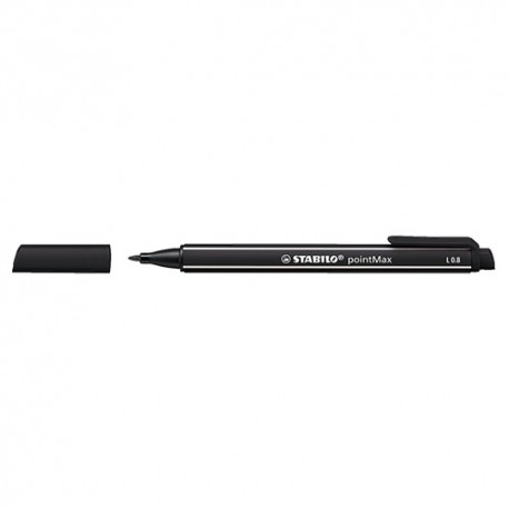 Rostirón Stabilo PointMax fekete