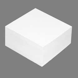 Kockatömb 8,5x8,5x4 cm ragasztott fehér