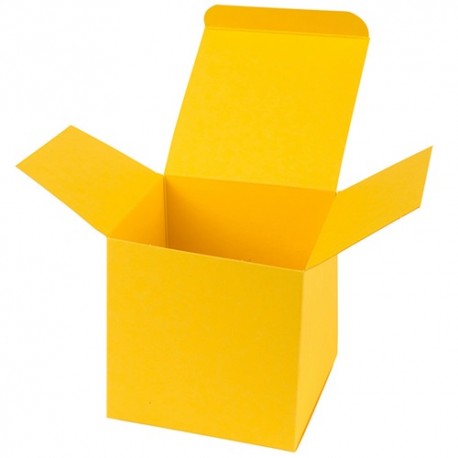 Kreatív doboz Buntbox M kocka napsárga