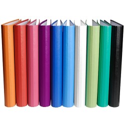 Gyűrűs könyv Exacompta A/4 4 gyűrűs vegyes színek 40 mm gerinccel