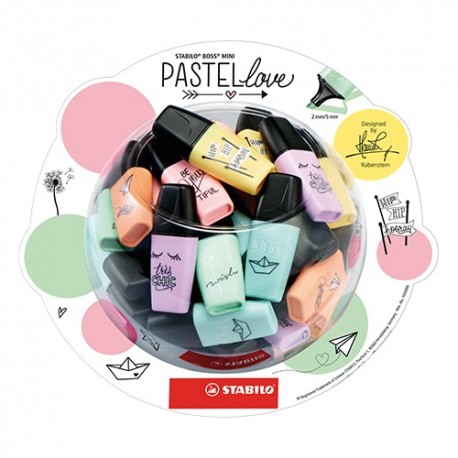 Stabilo Boss Mini Pastellove szövegkiemelő display