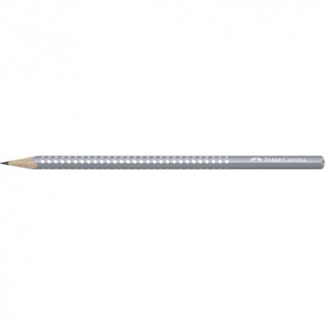 Grafitirón Faber-Castell Sparkle gyöngyházfényű világosszürke