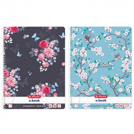 Spirálfüzet Herlitz A4 80 lapos Ladylike vonalas
