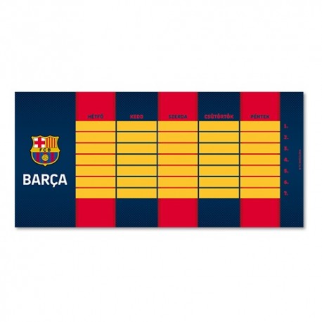 Órarend Ars Una egylapos FcBarcelona (884) 19