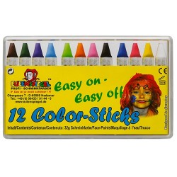 Kreatív arcfestő kréta ES 12 színű