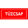 Tűzcsap piktogram tábla