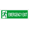 Utánvilágító emergency exit piktogram tábla