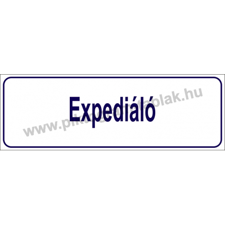 Expediáló HACCP tábla