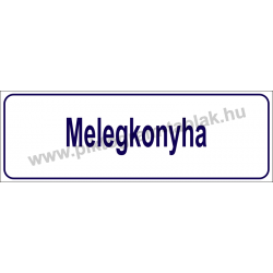 Melegkonyha HACCP tábla