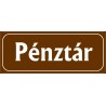 Pénztár 25x10 cm