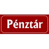 Pénztár 25x10 cm