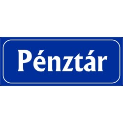 Pénztár 25x10 cm