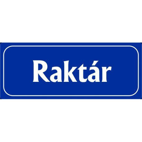 Raktár 25x10 cm