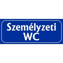 Személyzeti wc 25x10 cm