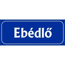 Ebédlő 25x10 cm