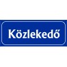 Közlekedő 25x10 cm