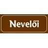 Nevelői 25x10 cm