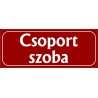 Csoport szoba 25x10 cm