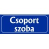 Csoport szoba 25x10 cm