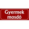 Gyermek mosdó 25x10 cm