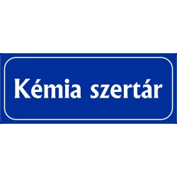 Kémiai szertár 25x10 cm