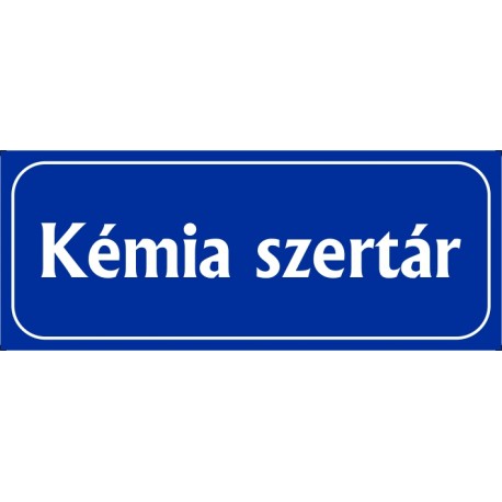 Kémiai szertár 25x10 cm