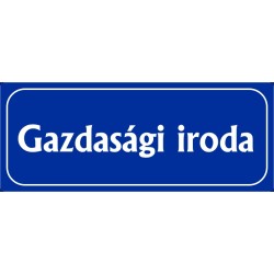 Gazdasági iroda 25x10 cm