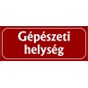 Gépészeti helység 25x10 cm