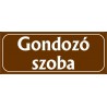 Gondozó szoba 25x10 cm